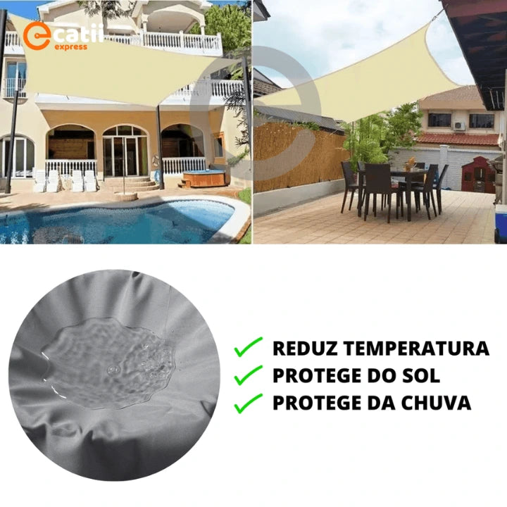 Malha Decorx® 3 e 4 Lados - Impermeável FPU50 para máxima Proteção UV