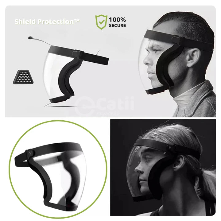 Shield Protection™ - Máscara facial para Segurança em Todos os Momentos |  10 unidades de Filtro Extra
