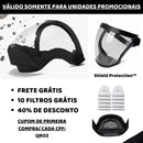 Máscara Shield Protection™ Facilidade e Segurança em Todos os Momentos