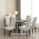 Capas Exclusif™ 30 modelos que irão transformar suas cadeiras em novas e modernas | Tecido Tecnológico para Fim de Ano