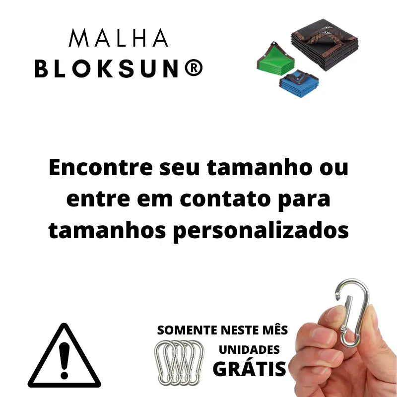 Sombreador Malha BlokSun® - Proteja Qualquer Coisa