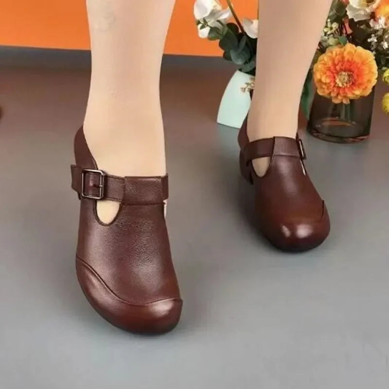 Sapato feminino Delux™ Retro super elegante, exclusivo e confortável para elevar seu estilo