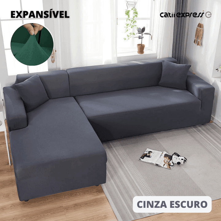 Capaflex© Resistente a água e Adaptáveis para Todos Sofás - Catti Express