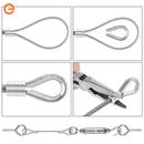 Kit acessórios 2 - cabo de aço 3 mm - Catti Express