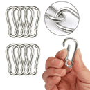 Mini Presilha de Alumínio - Mini Mosquetão - Catti Express