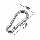 Mini Presilha de Alumínio - Mini Mosquetão - Catti Express