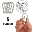 Mini Presilha de Alumínio - Mini Mosquetão - Catti Express