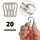 Mini Presilha de Alumínio - Mini Mosquetão - Catti Express